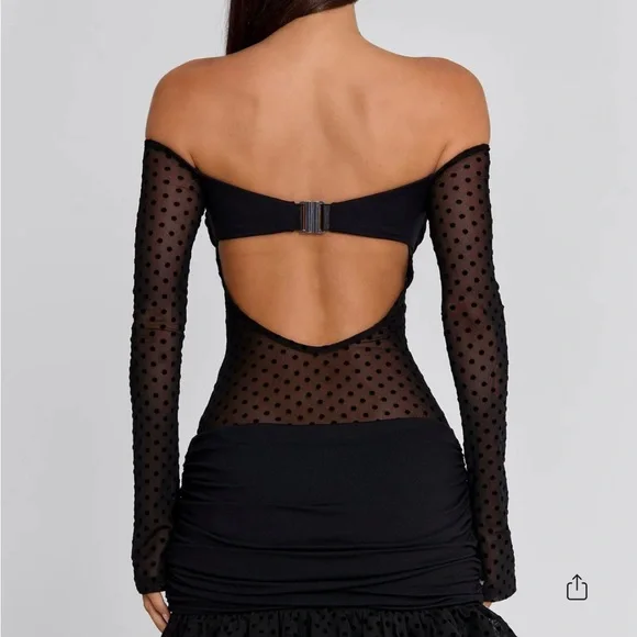 black mini outcast dress - Picture 2 of 4